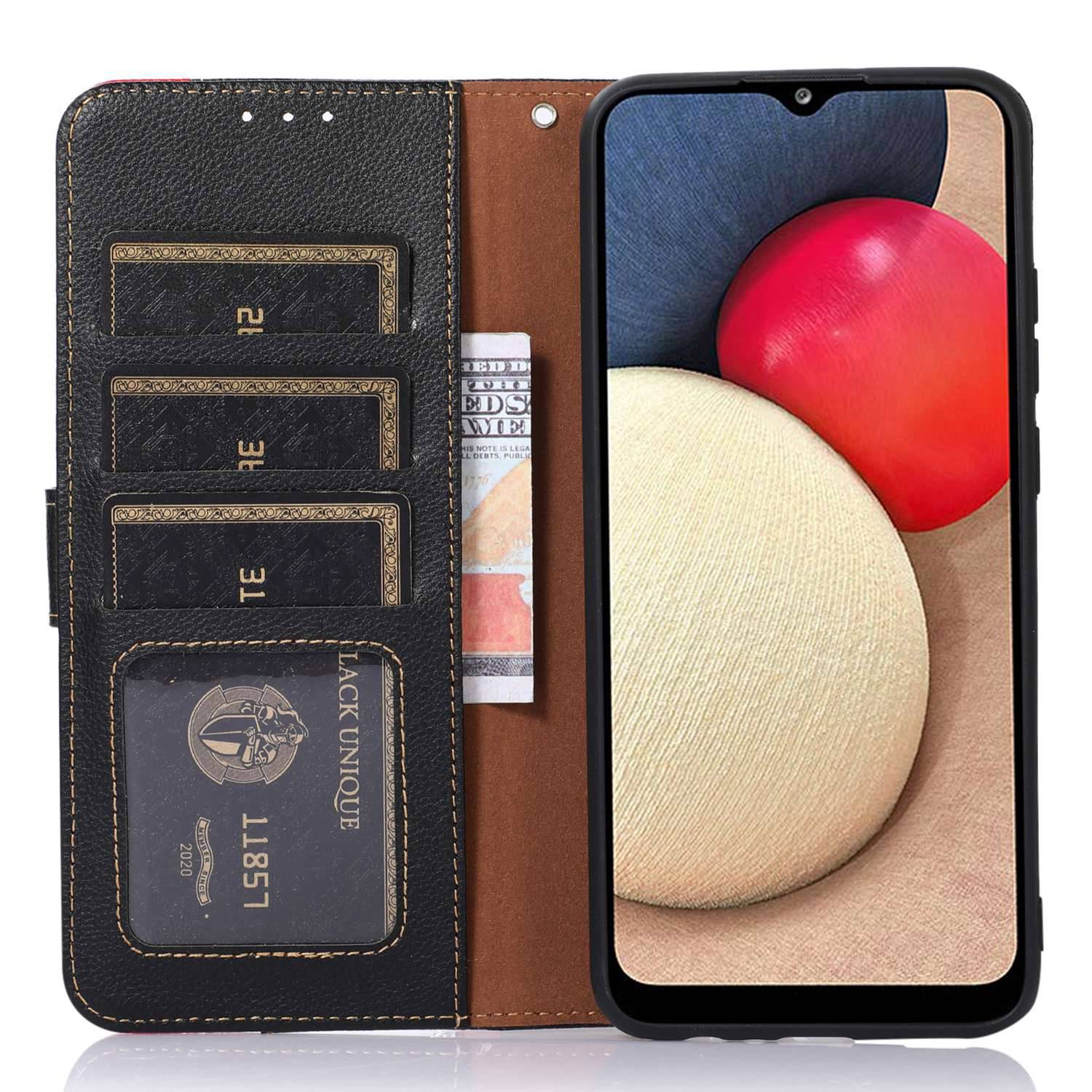 KHAZNEH For Google Pixel 9 Wallet Case RFID Blocking Litchi Texture Leather Phone Cover