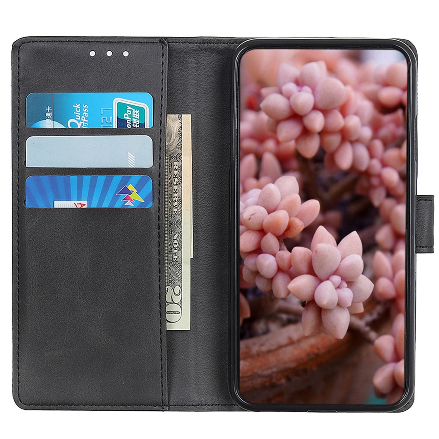 For Google Pixel 9 Cell Phone Case Cowhide Texture Magnetic Clasp Leather Wallet Full Protection Cover