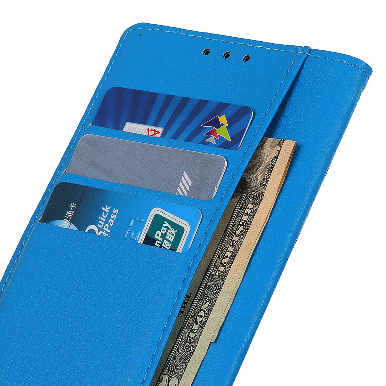 For Google Pixel 9 Case PU Leather Phone Protective Cover Litchi Texture Phone Stand
