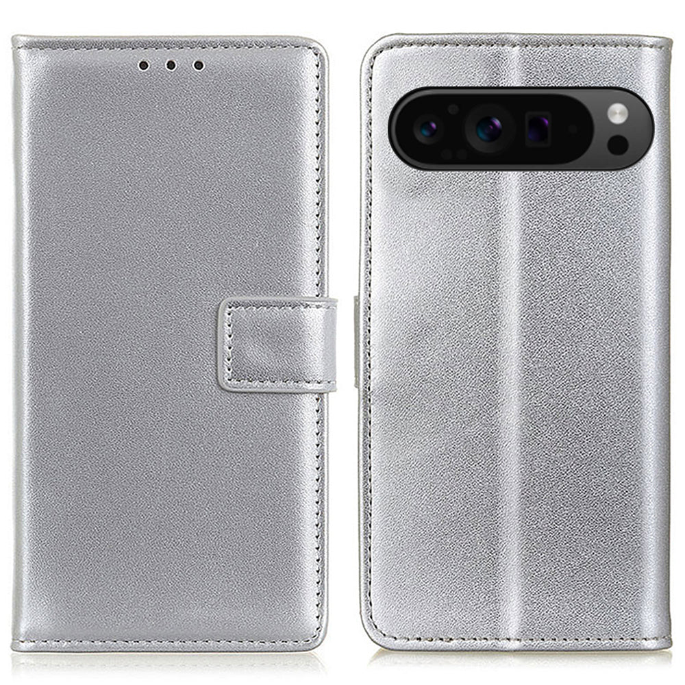 For Google Pixel 9 Case Card Slots PU Leather Flip Stand Phone Cover