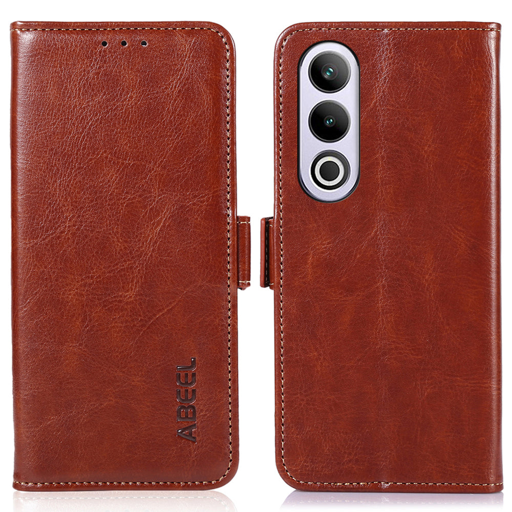 ABEEL For OnePlus Nord CE4 5G / Ace 3V 5G Wallet Case PU Leather Crazy Horse Texture Folio Phone Cover