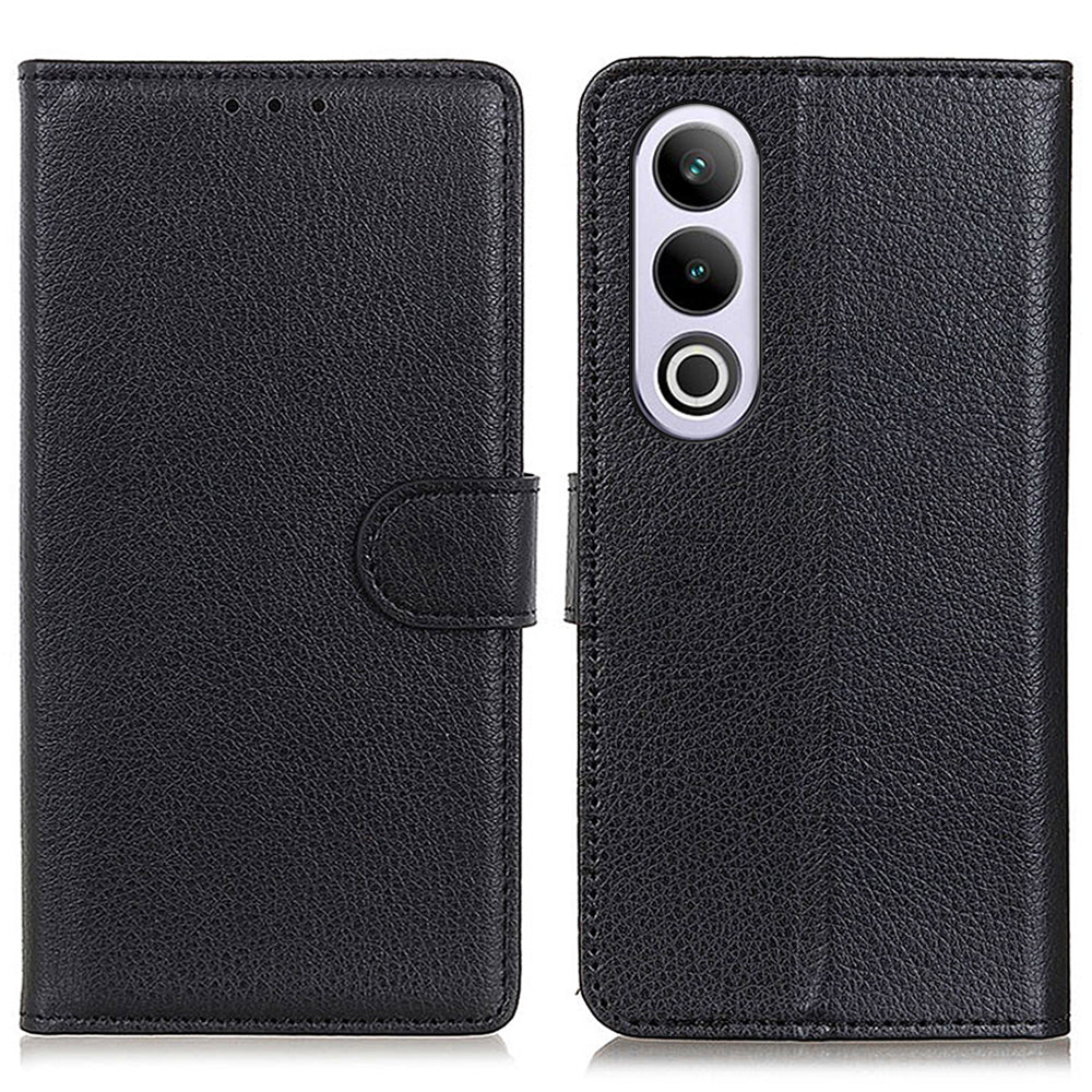 For OnePlus Nord CE4 5G / Ace 3V 5G Case Litchi Texture PU Leather Wallet Stand Phone Cover