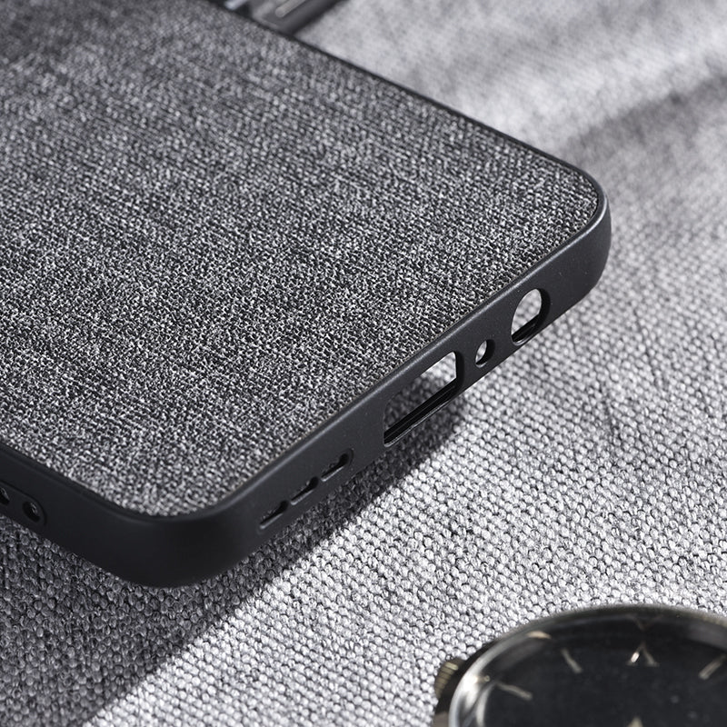 For Motorola Edge 40 Neo 5G Case Anti-Scratch PC+Cloth Mobile Phone Cover