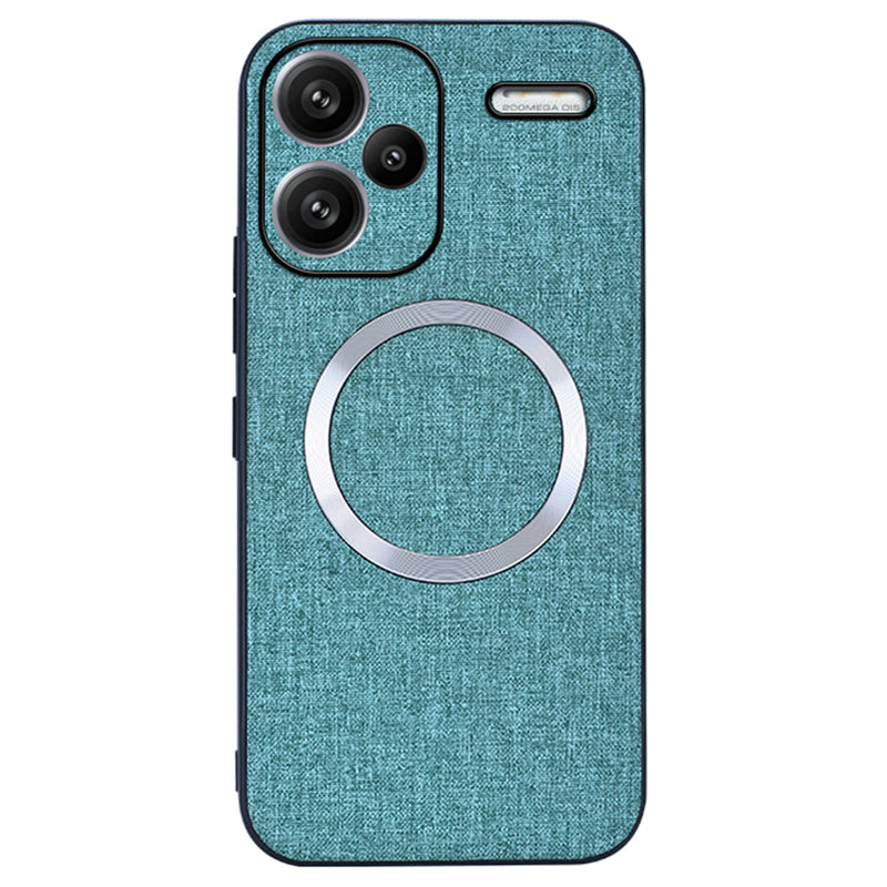 For Xiaomi Redmi Note 13 Pro+ 5G Case TPU+Cloth Dirt-Resistant Phone Cover Compatible with MagSafe