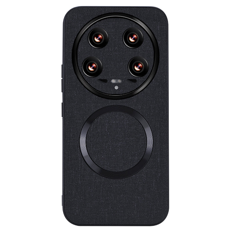 For Xiaomi 14 Ultra Case Compatible with MagSafe TPU+Cloth Phone Cover