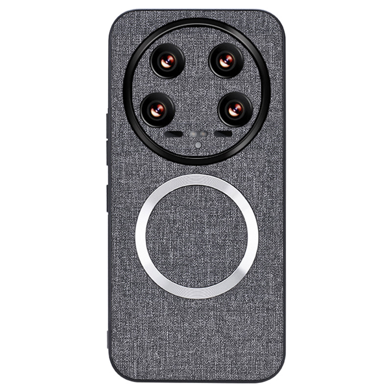 For Xiaomi 14 Ultra Case Compatible with MagSafe TPU+Cloth Phone Cover