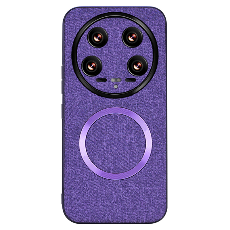 For Xiaomi 14 Ultra Case Compatible with MagSafe TPU+Cloth Phone Cover