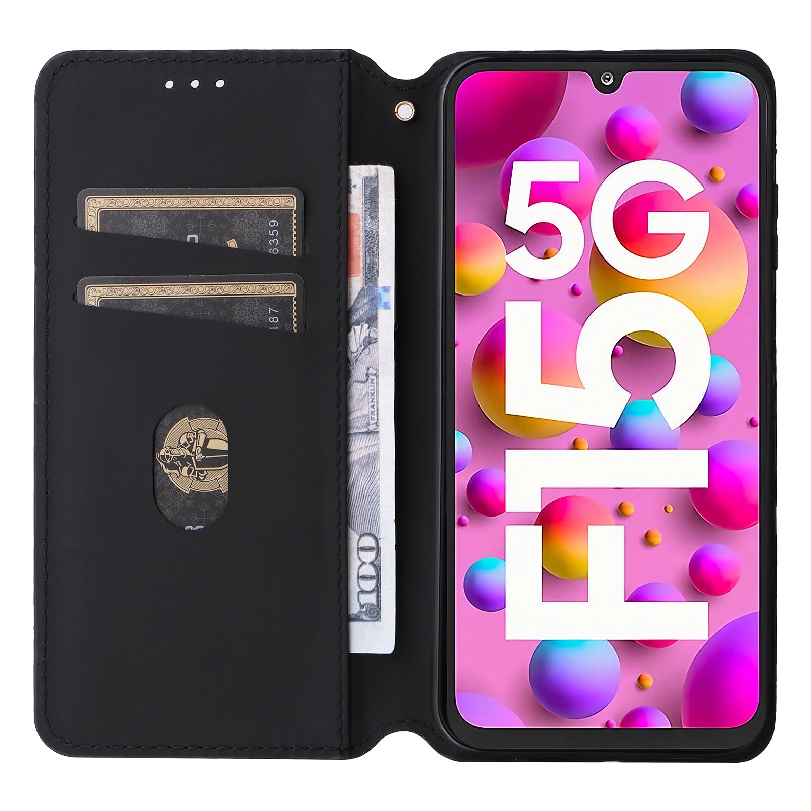 For Samsung Galaxy F15 5G / M15 5G Case Rhombus Pattern Leather Magnetic Folio Phone Cover
