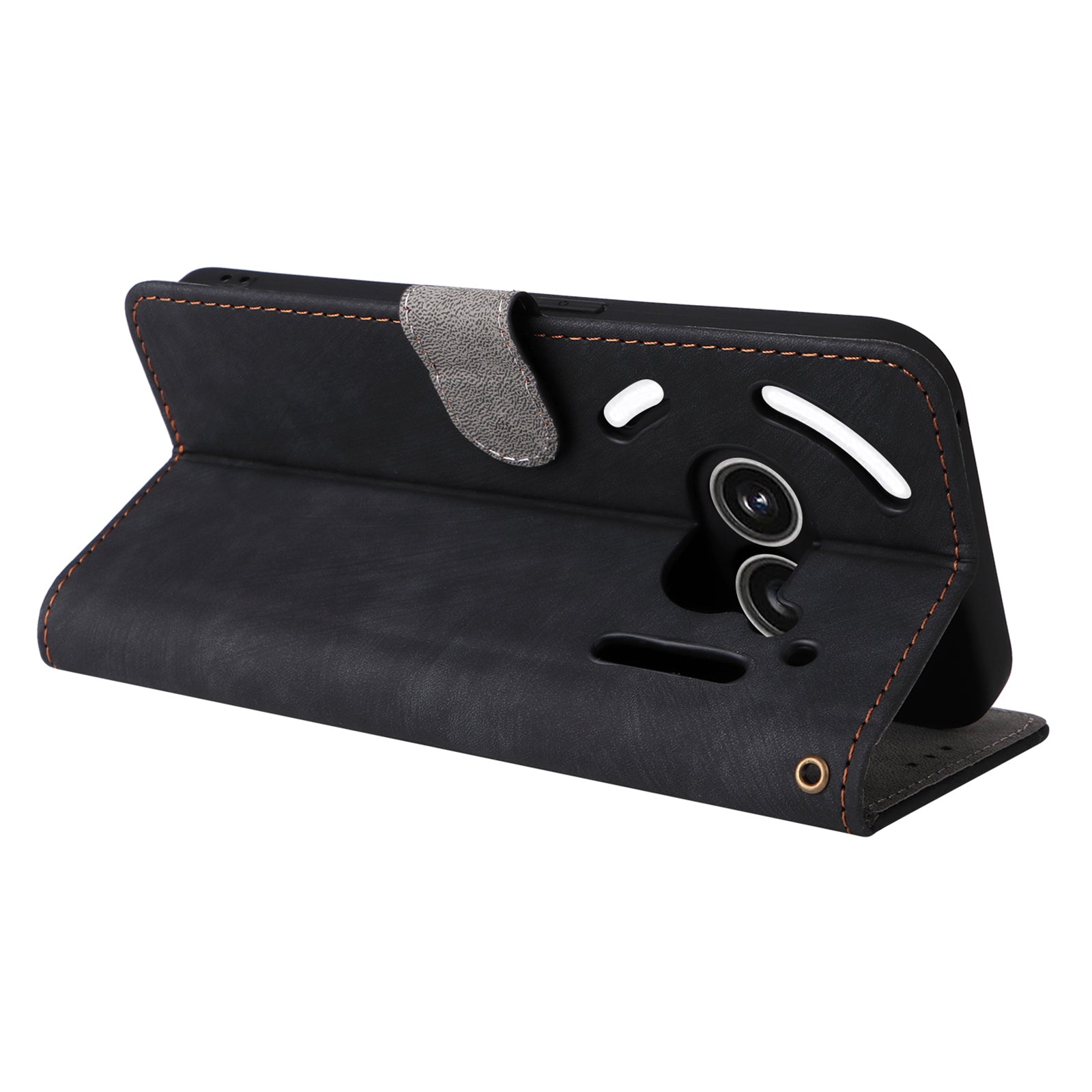 For Nothing Phone (2a) Leather Case with Strap RFID Blocking Wallet Phone Cover