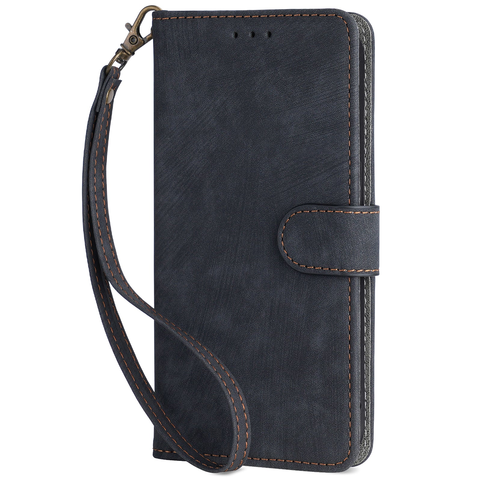 For Nothing Phone (2a) Leather Case with Strap RFID Blocking Wallet Phone Cover
