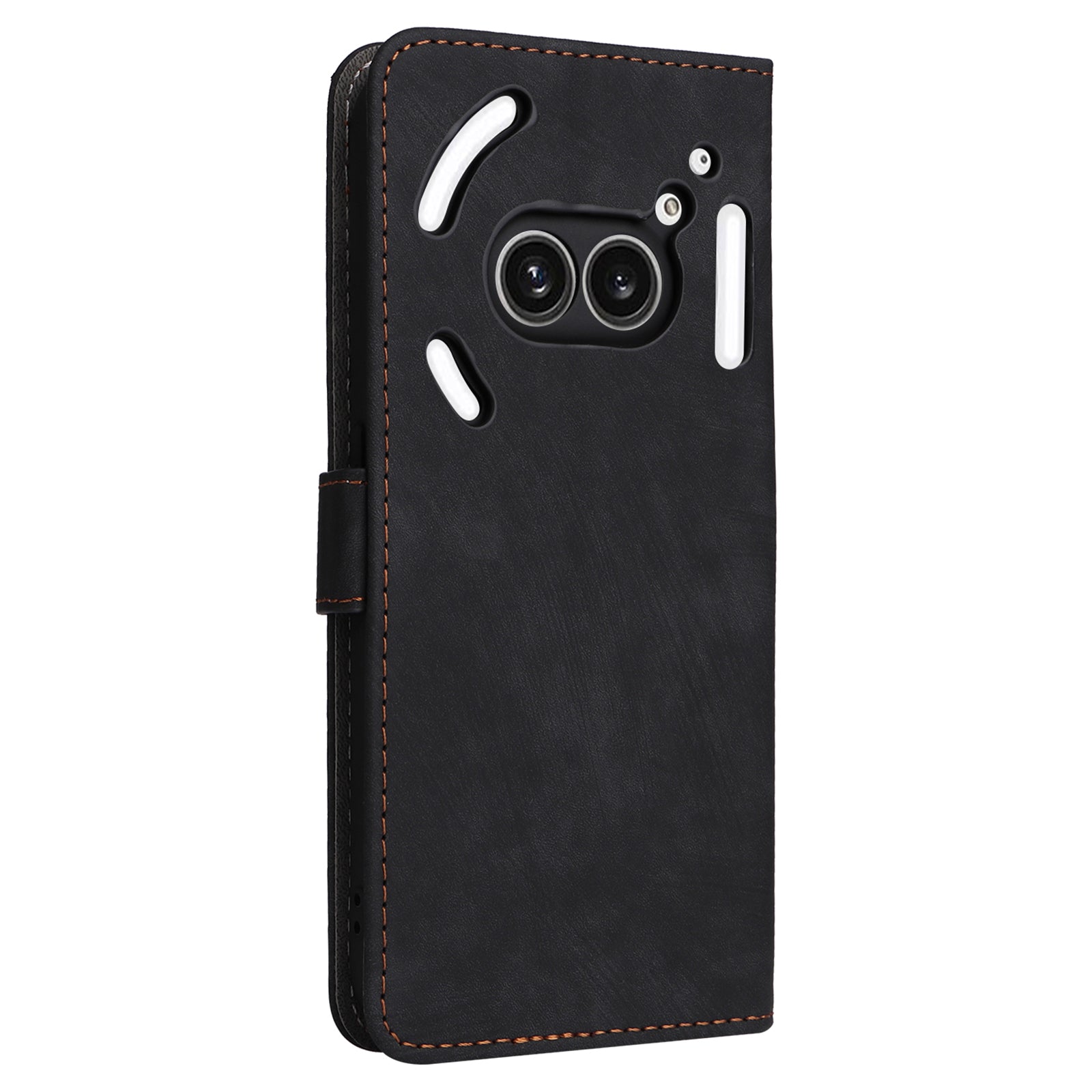 For Nothing Phone (2a) Leather Case with Strap RFID Blocking Wallet Phone Cover
