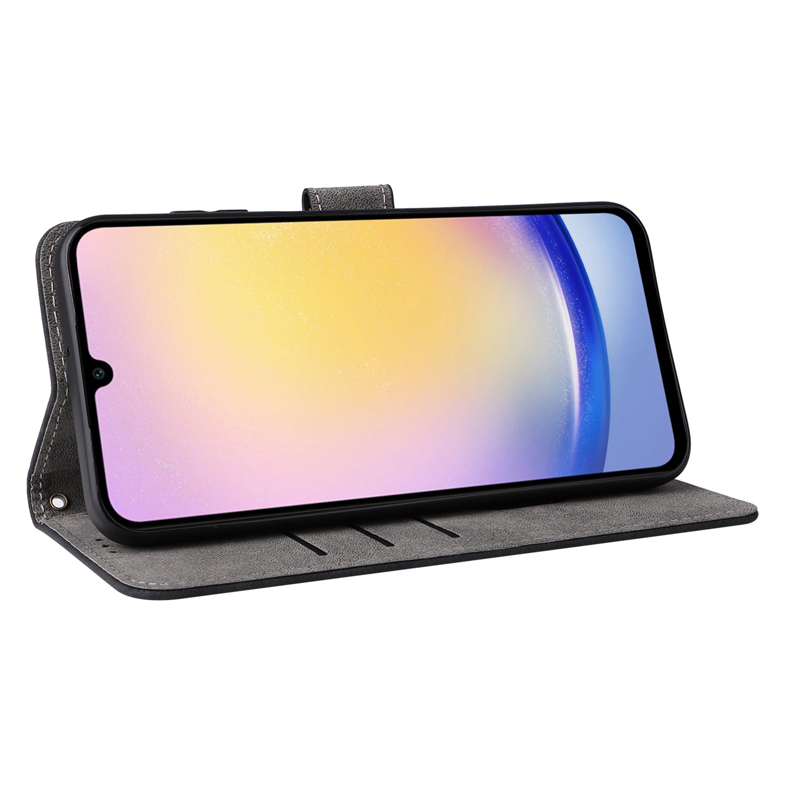For Samsung Galaxy F15 5G / M15 5G Case PU Leather RFID Blocking Magnetic Buckle Wallet Phone Cover