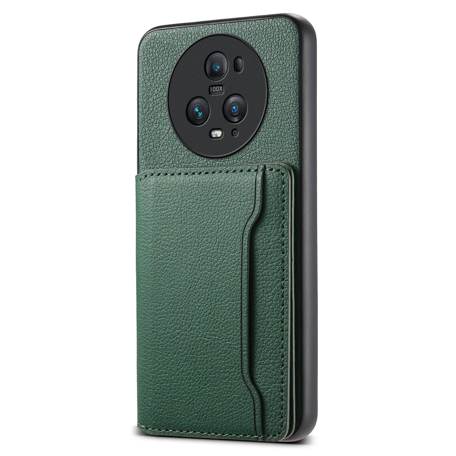 For Honor Magic5 Pro Card Slots Case Calf Texture PU Leather Phone Cover