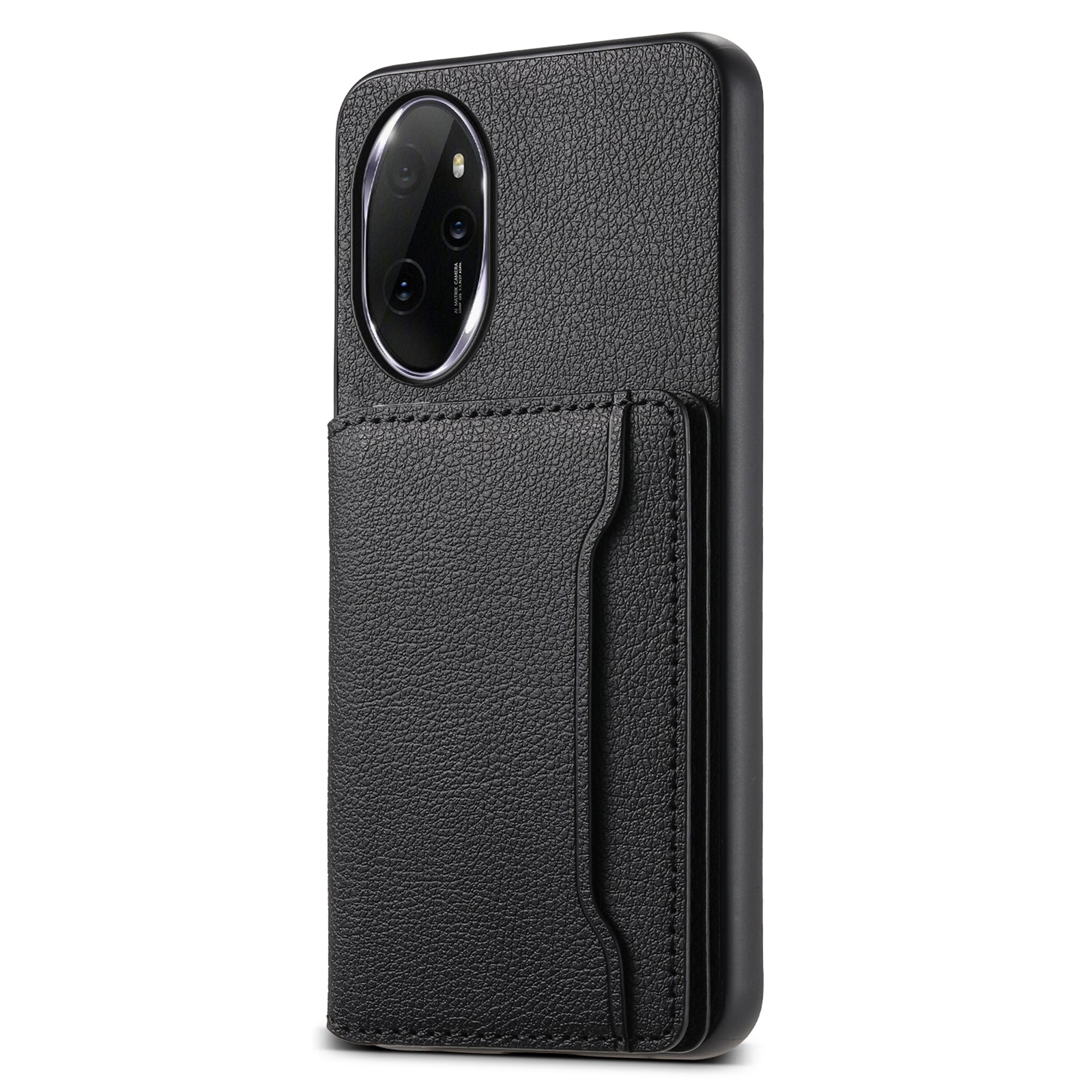 For Honor 100 Pro 5G Case Magnetic Card Holder Shockproof PU Leather Coating Phone Cover