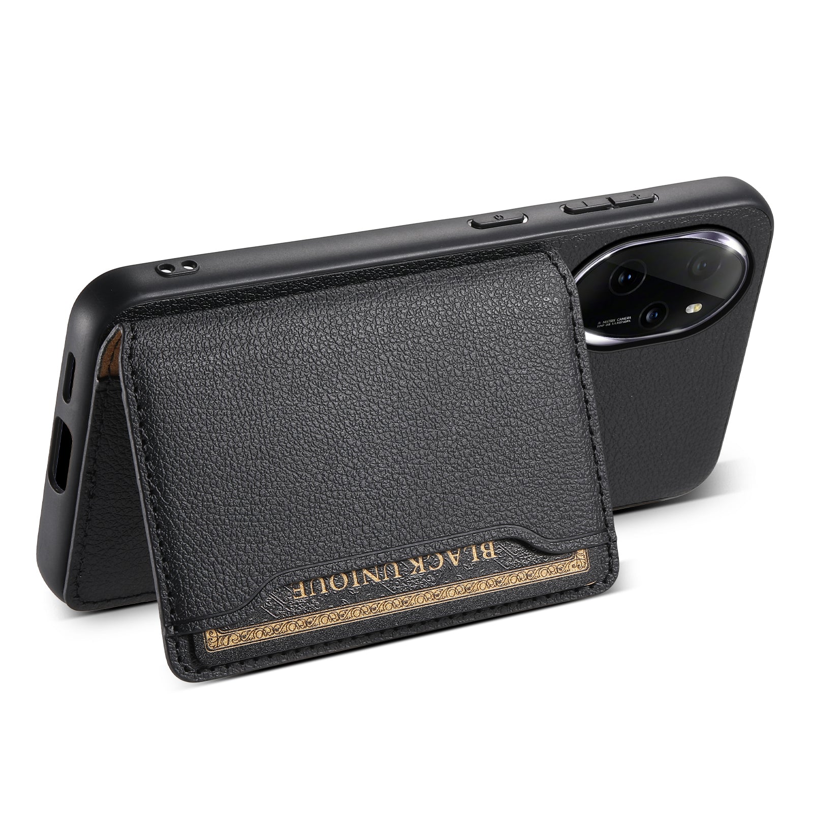 For Honor 100 Pro 5G Case Magnetic Card Holder Shockproof PU Leather Coating Phone Cover