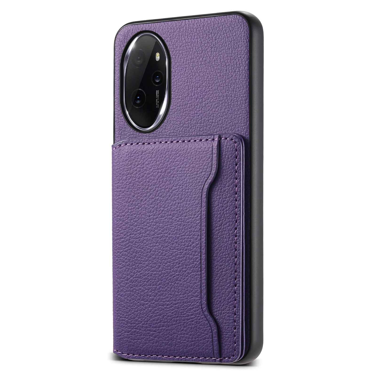 For Honor 100 Pro 5G Case Magnetic Card Holder Shockproof PU Leather Coating Phone Cover