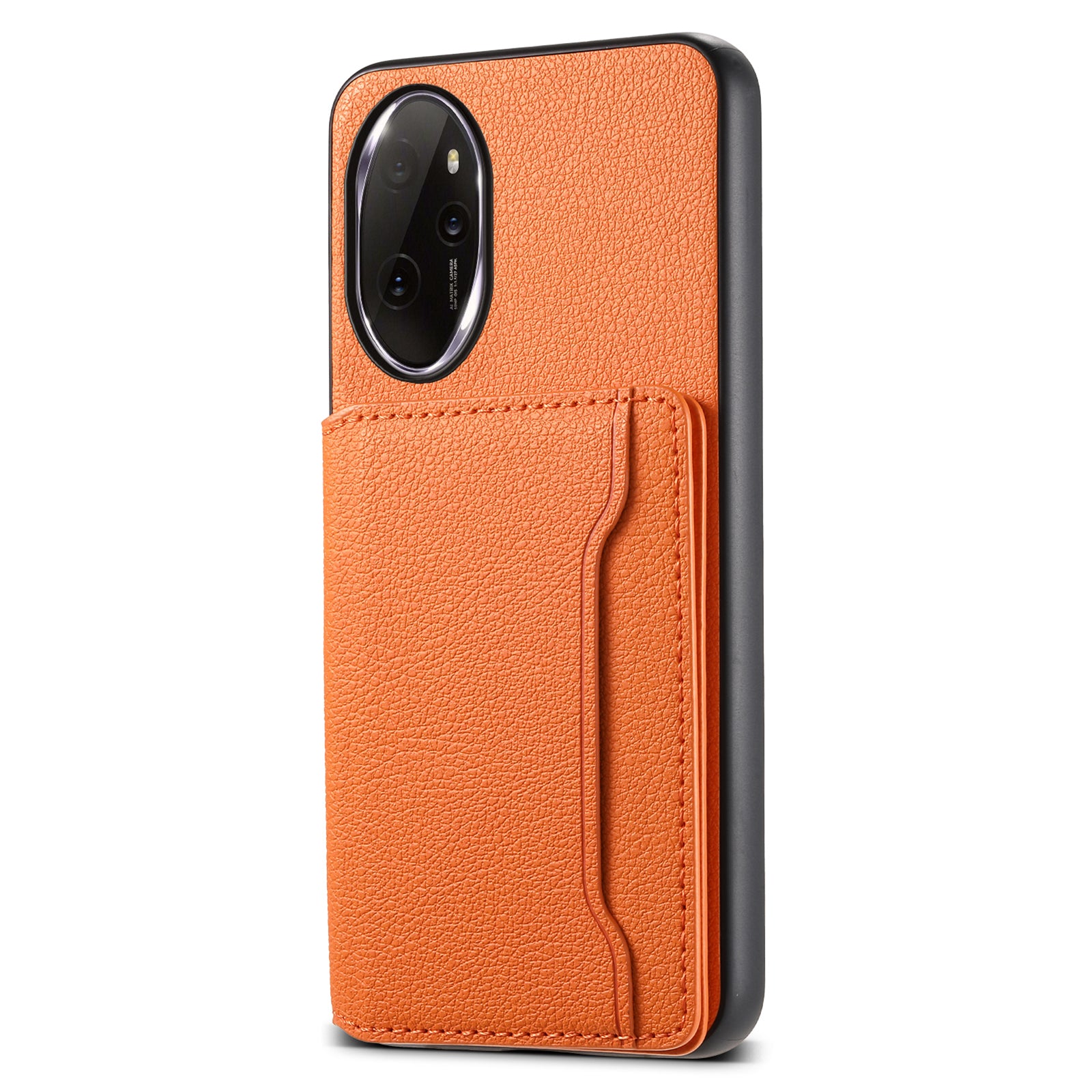 For Honor 100 Pro 5G Case Magnetic Card Holder Shockproof PU Leather Coating Phone Cover