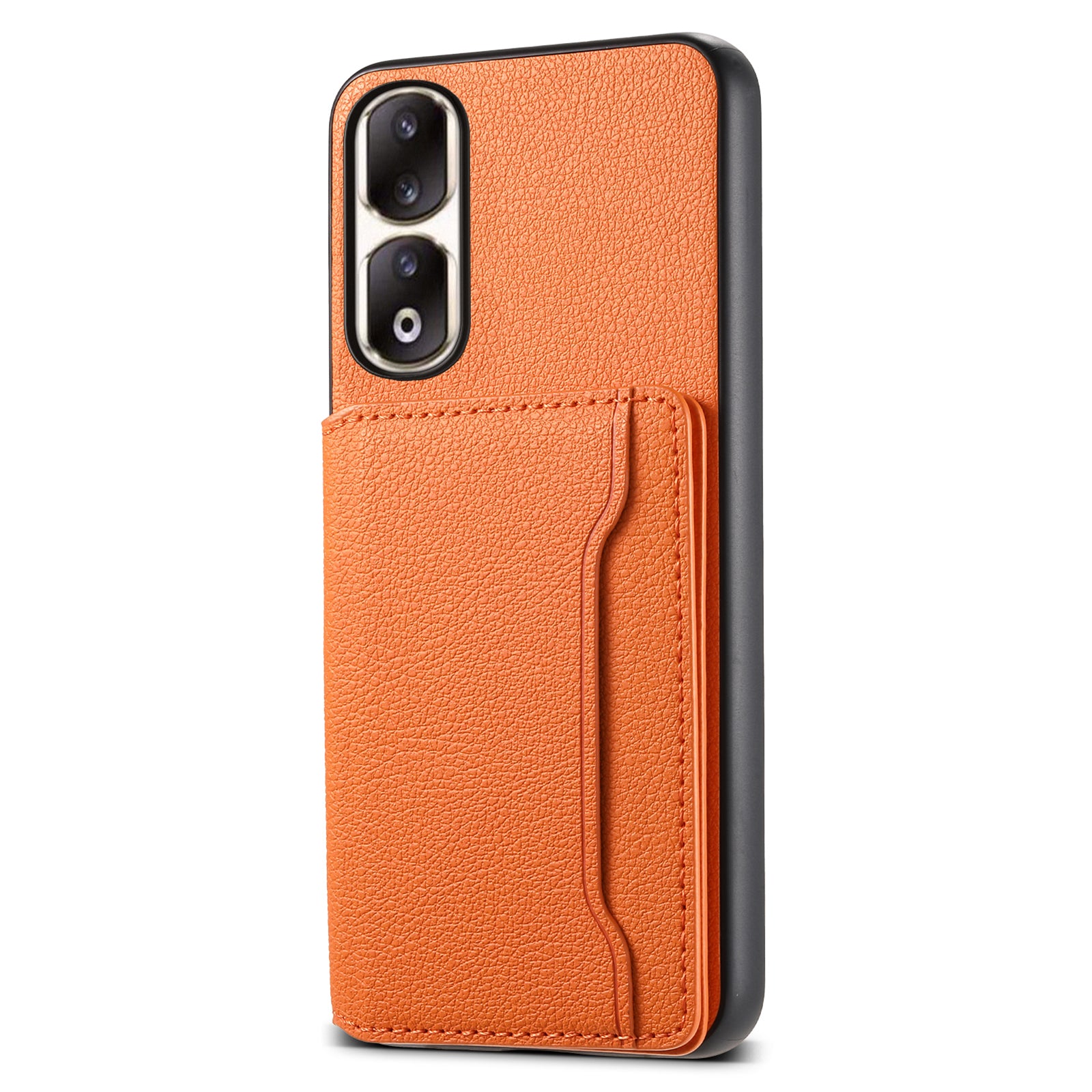For Honor 90 Pro Cell Phone Case Leather+PC+TPU Cover with Card Holder Kickstand