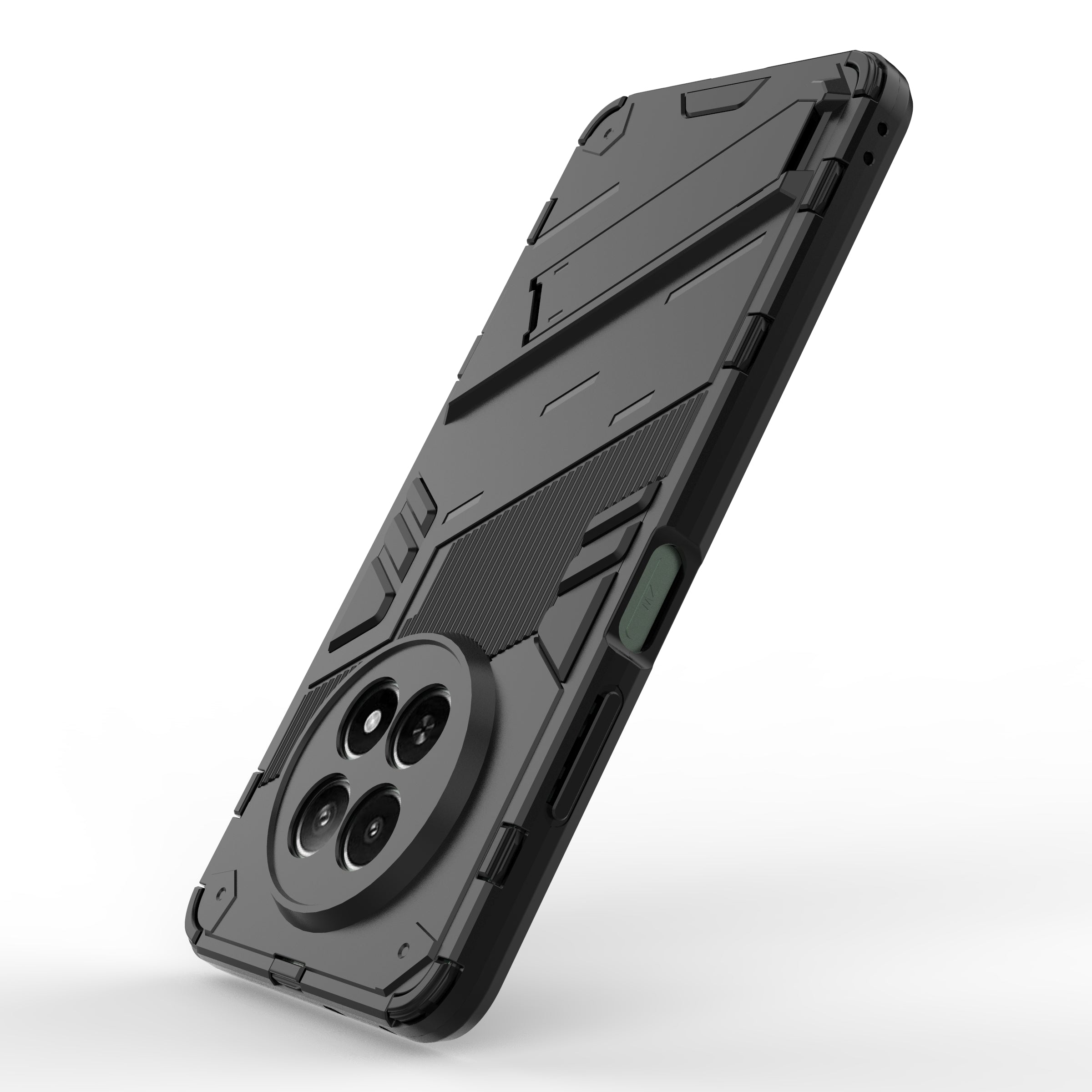 For Realme 12 Case PC+TPU Kickstand Anti-drop Phone Cover