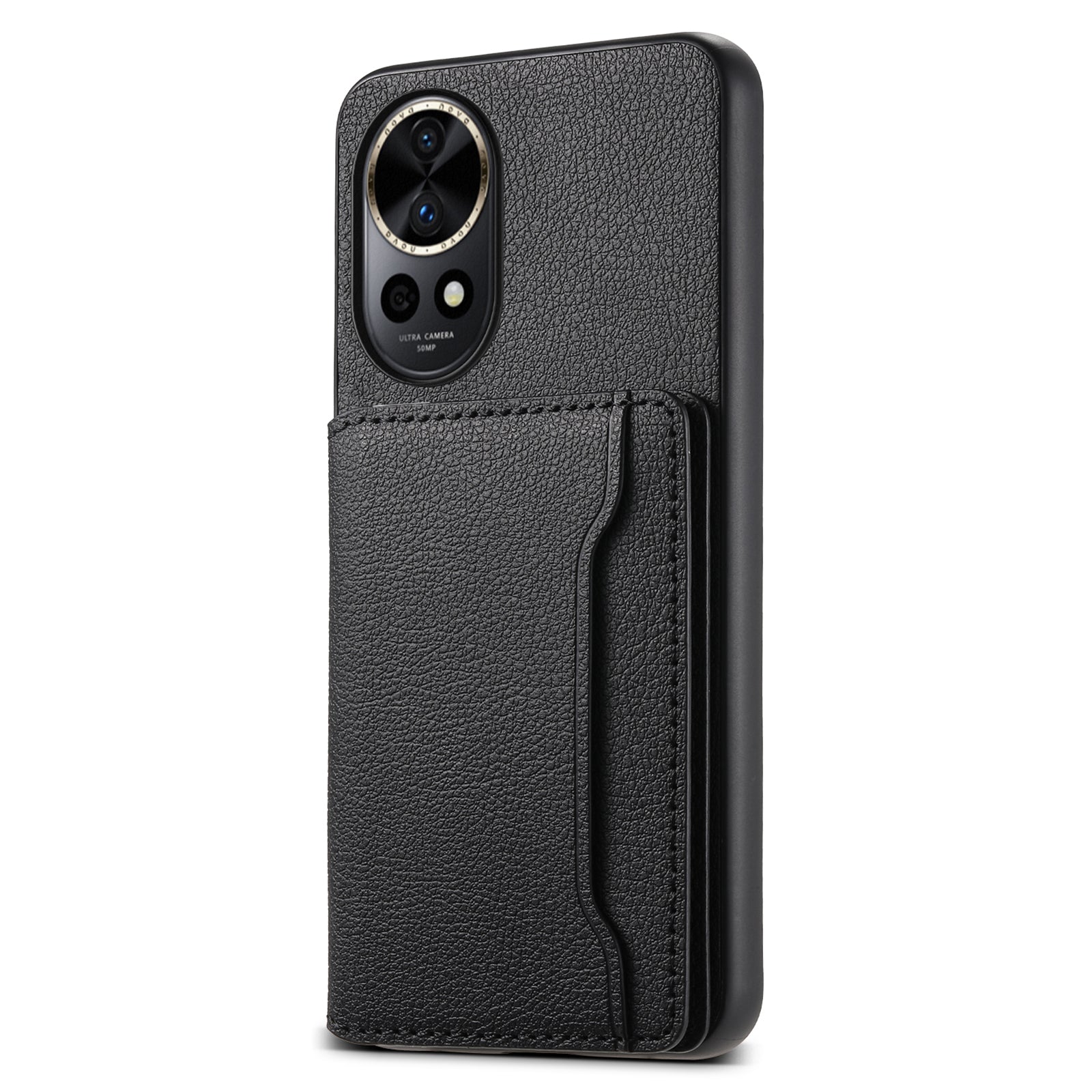 For Huawei nova 12 Pro 5G / 12 Ultra 5G Case Calf Texture PU+TPU Phone Cover with Card Slots