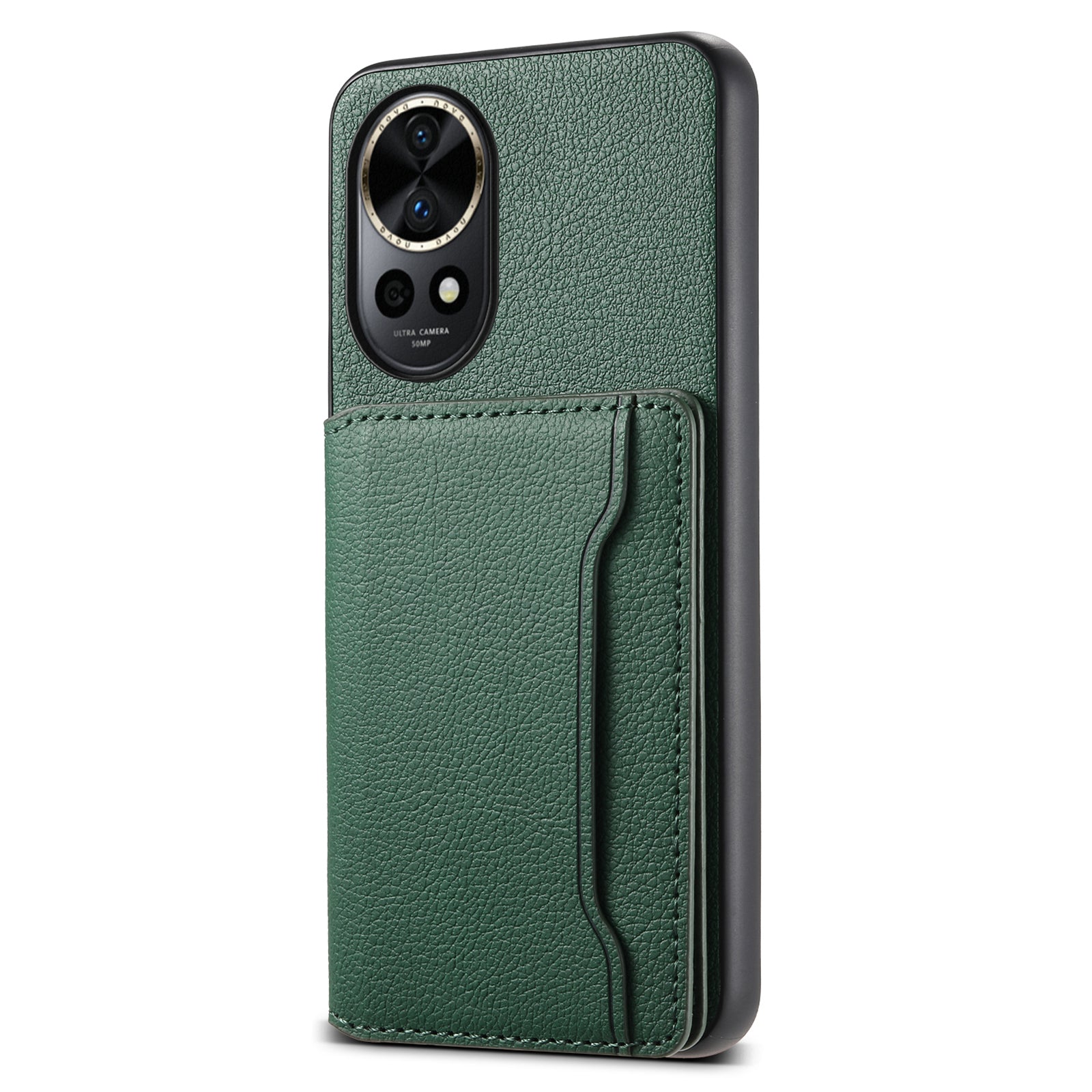 For Huawei nova 12 Pro 5G / 12 Ultra 5G Case Calf Texture PU+TPU Phone Cover with Card Slots