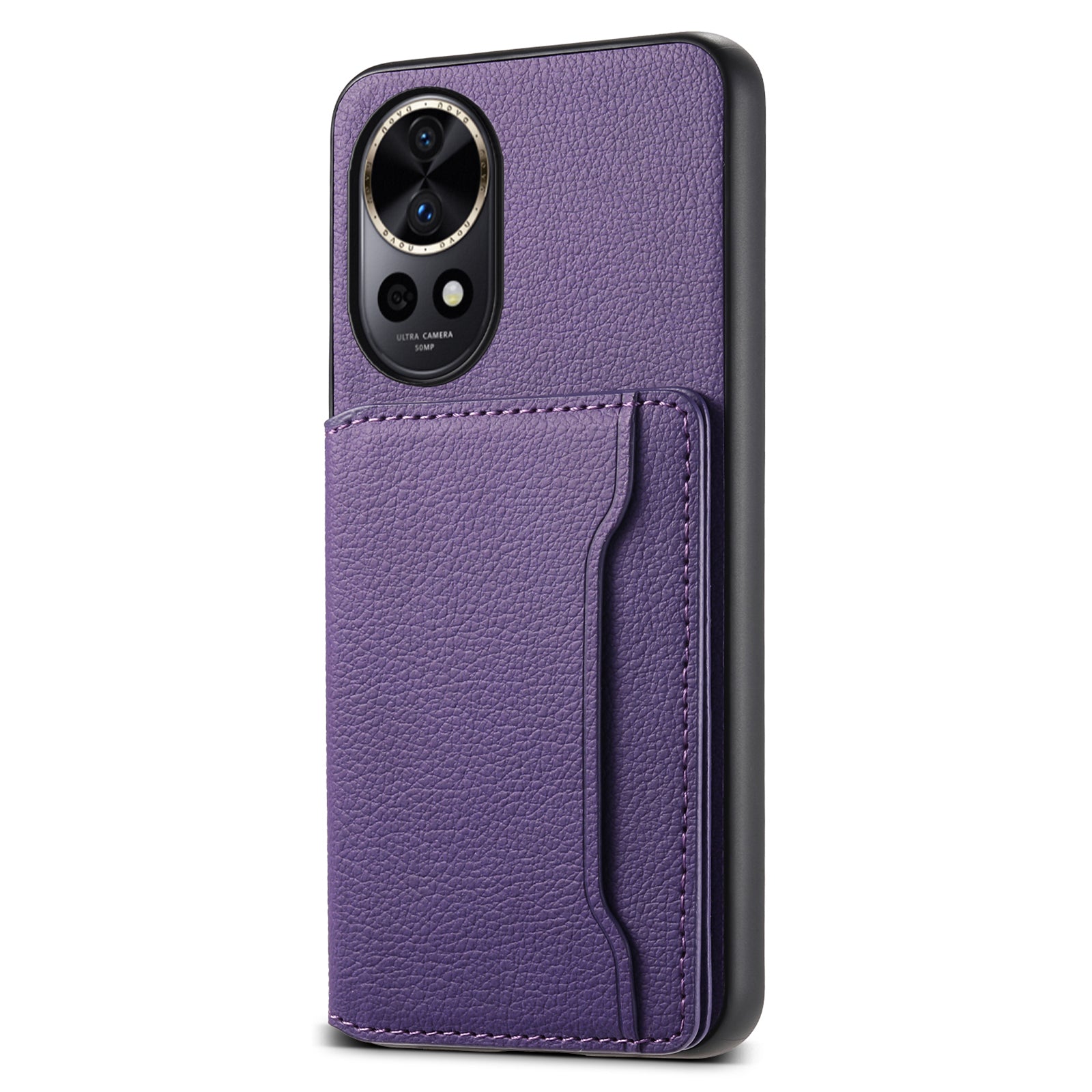 For Huawei nova 12 Pro 5G / 12 Ultra 5G Case Calf Texture PU+TPU Phone Cover with Card Slots