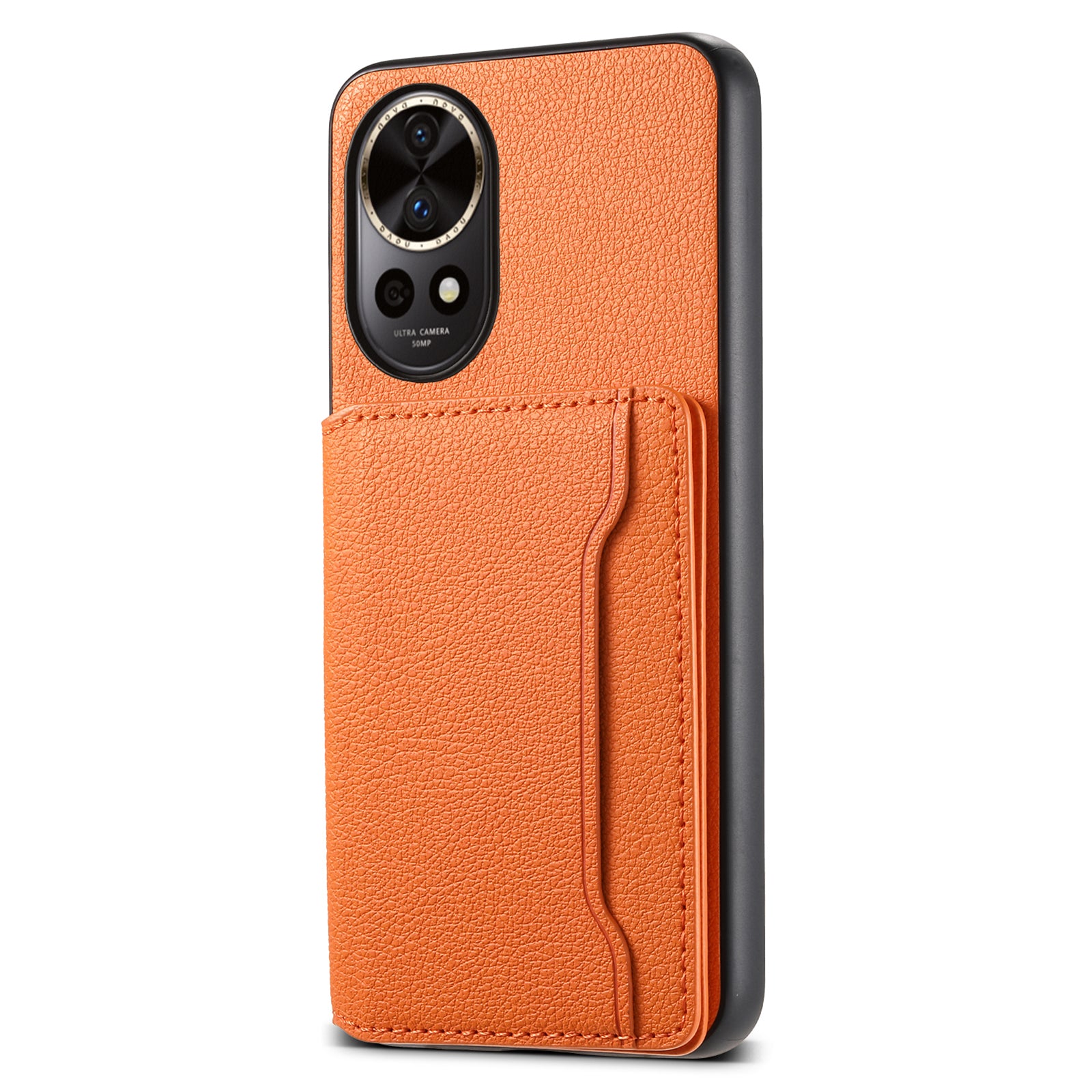 For Huawei nova 12 Pro 5G / 12 Ultra 5G Case Calf Texture PU+TPU Phone Cover with Card Slots