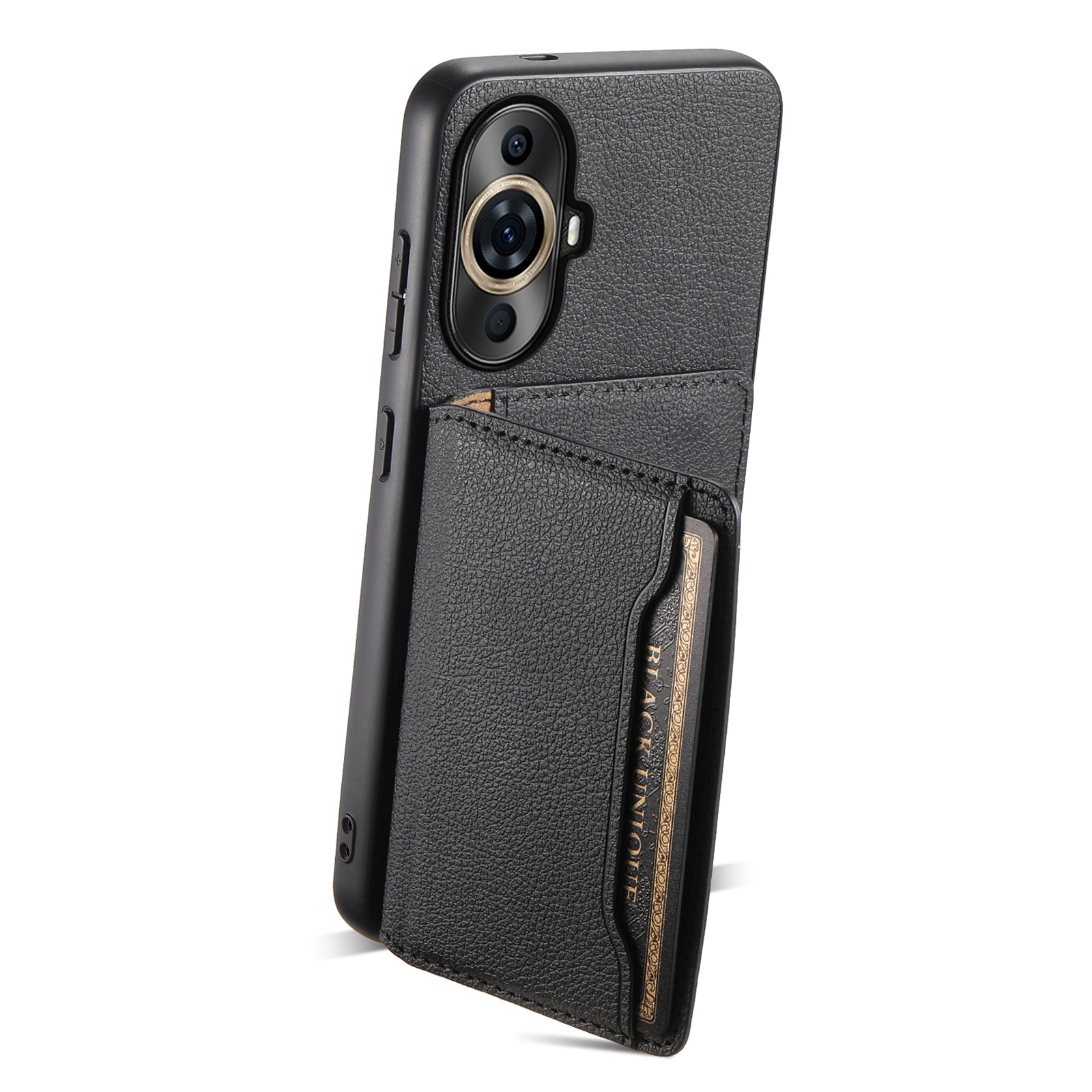 For Huawei nova 11 Pro / nova 11 Ultra Case Calf Textured PU Leather+PC+TPU Phone Protector