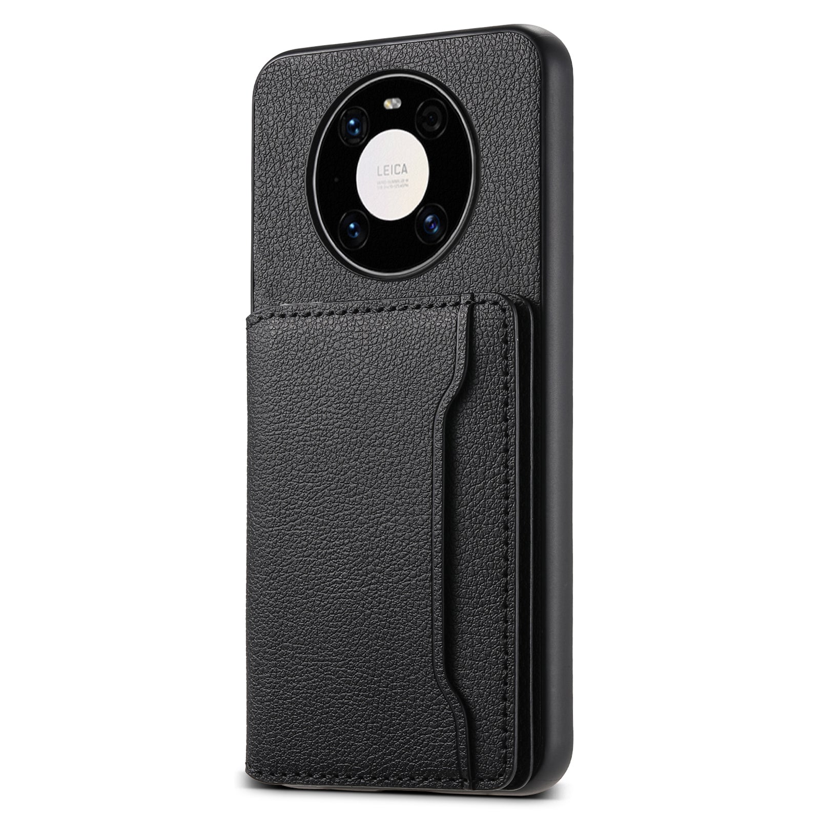 For Huawei Mate 40 Pro 4G / 5G Case Card Slots Leather+PC+TPU Cover with Kickstand