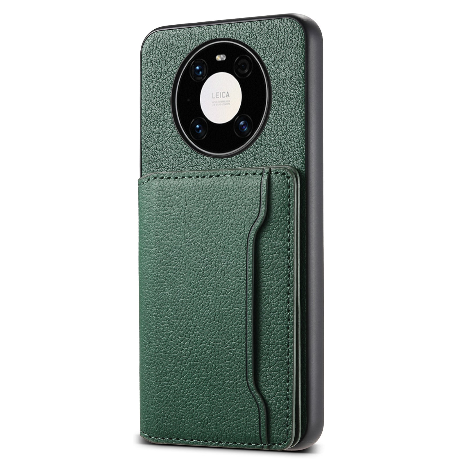 For Huawei Mate 40 Pro 4G / 5G Case Card Slots Leather+PC+TPU Cover with Kickstand
