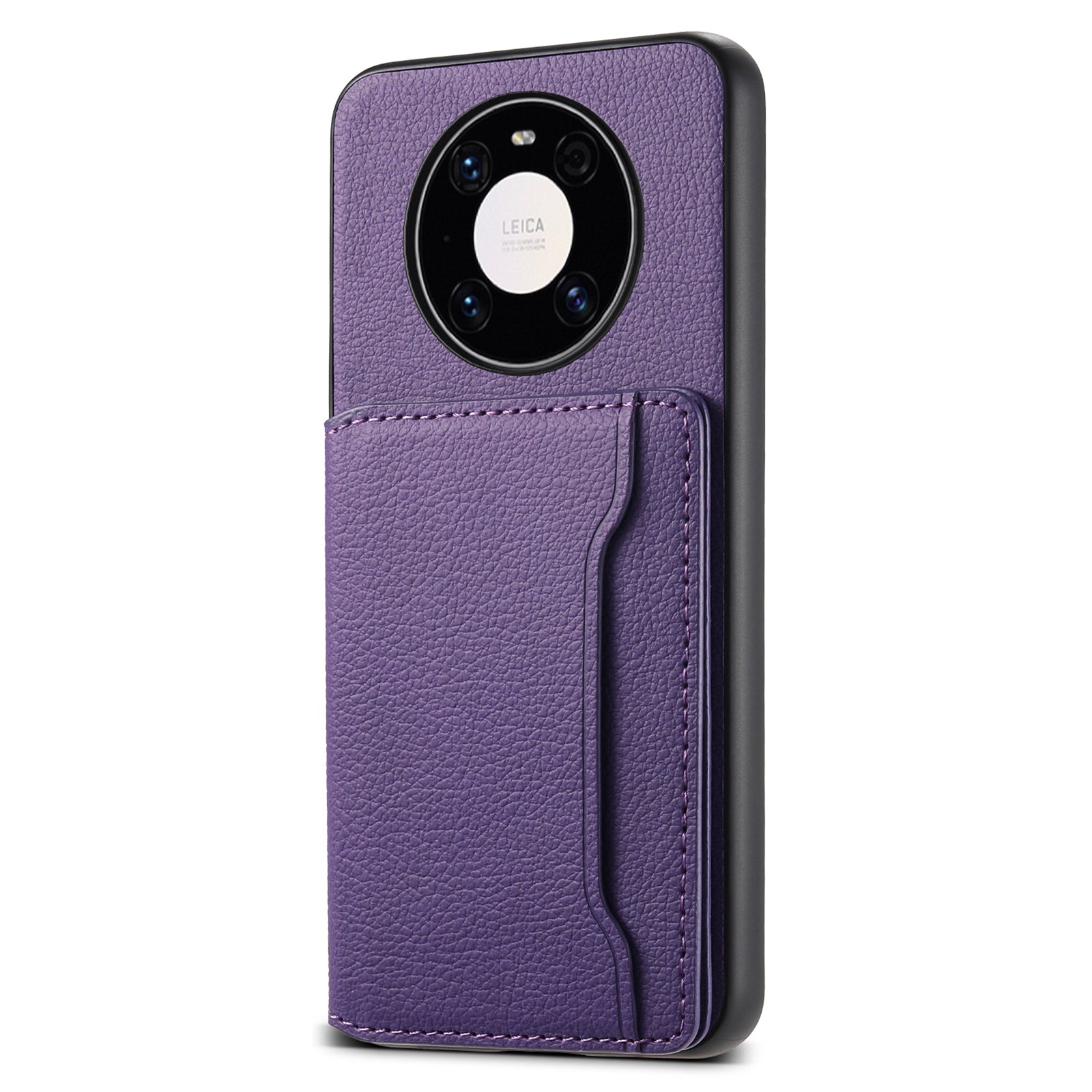 For Huawei Mate 40 Pro 4G / 5G Case Card Slots Leather+PC+TPU Cover with Kickstand