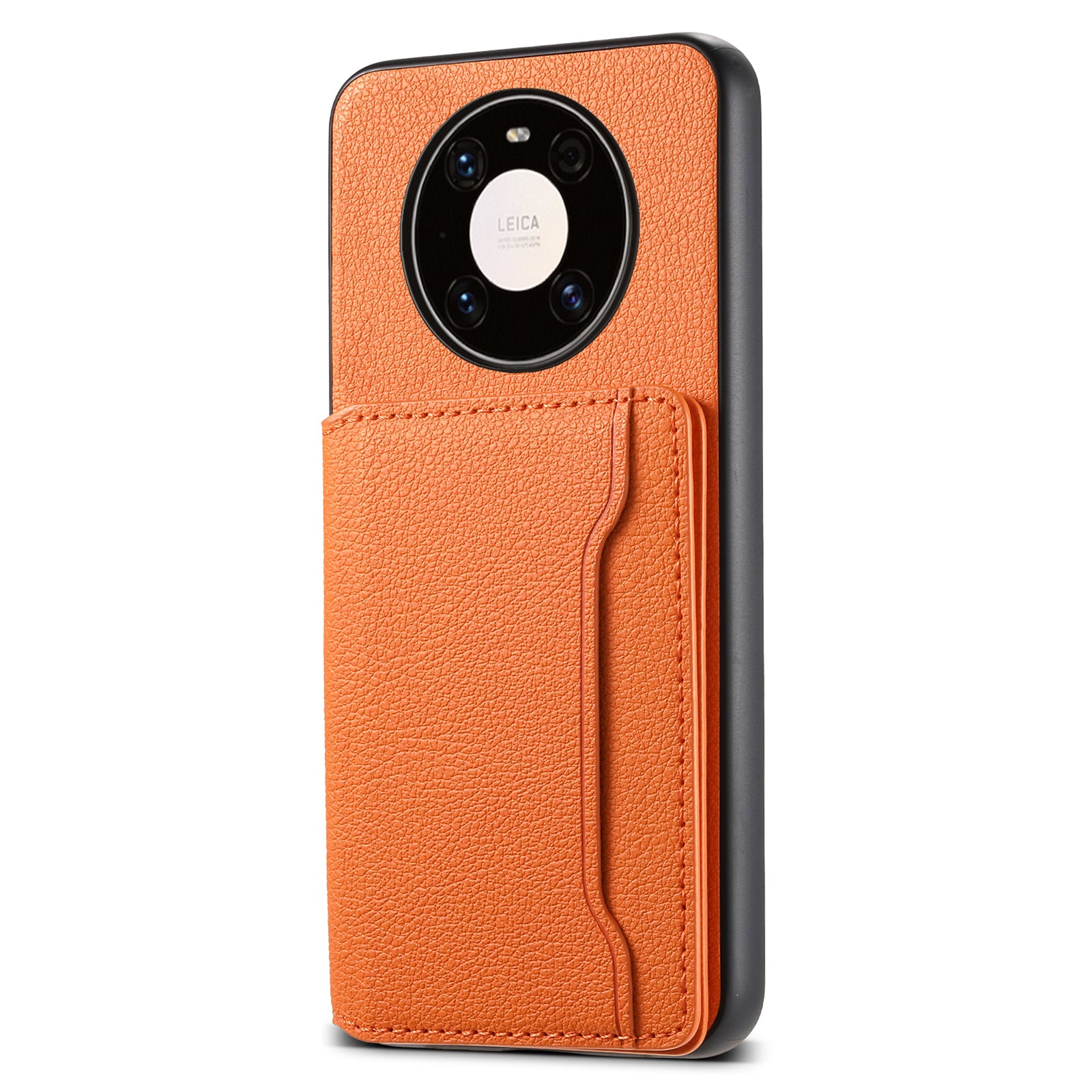For Huawei Mate 40 Pro 4G / 5G Case Card Slots Leather+PC+TPU Cover with Kickstand