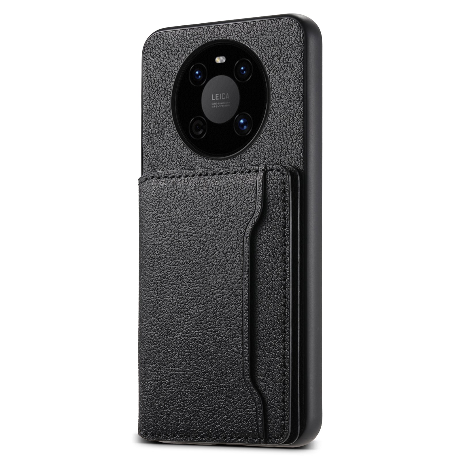 For Huawei Mate 40 Case with Card Holder PU Leather+PC+TPU Shockproof Back Cover