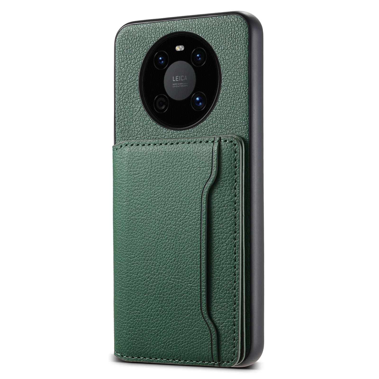 For Huawei Mate 40 Case with Card Holder PU Leather+PC+TPU Shockproof Back Cover