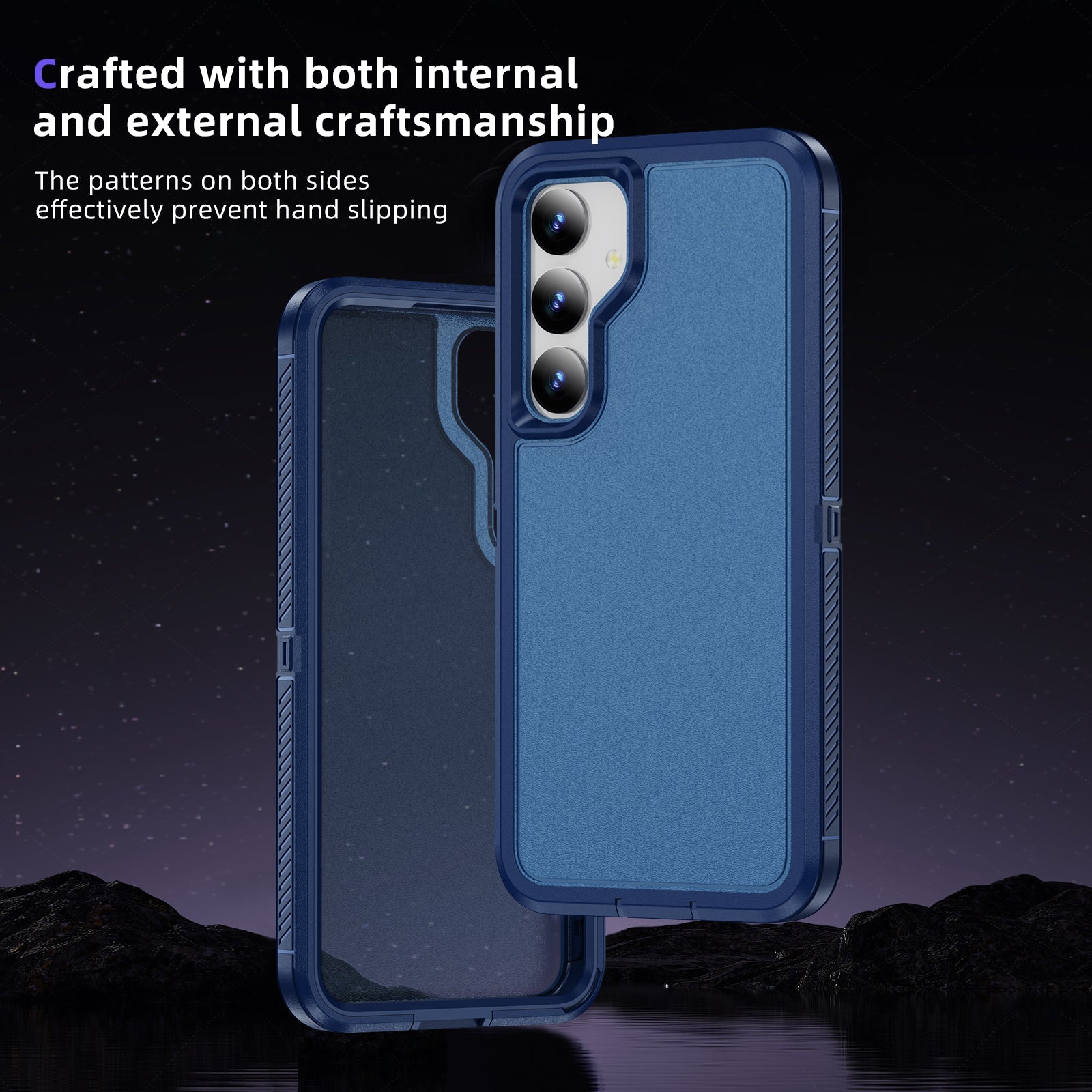For Samsung Galaxy S24+ Case TPU+PC Matte Back Phone Cover