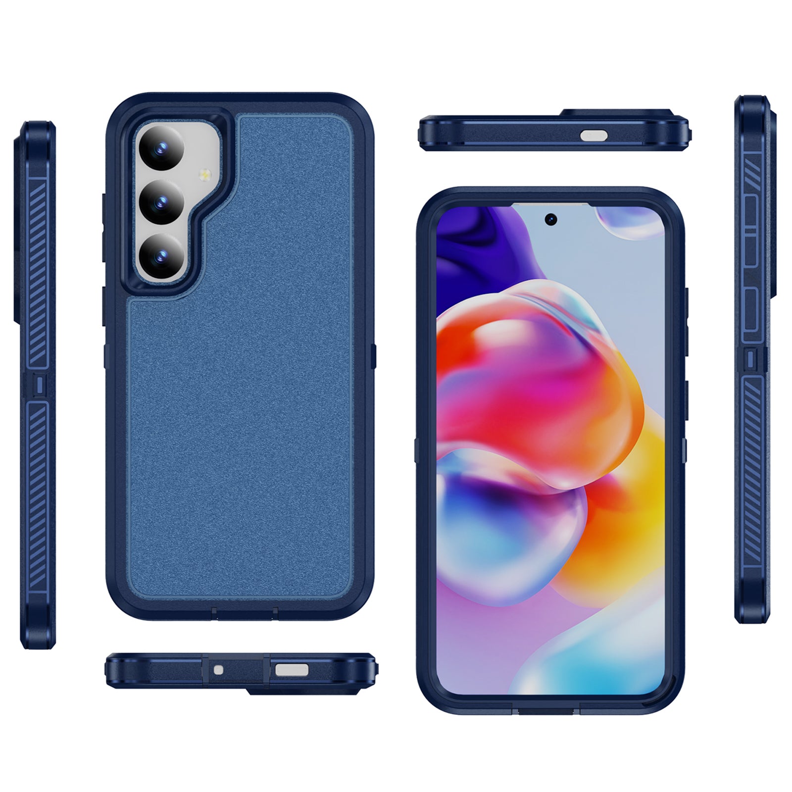 For Samsung Galaxy S24+ Case TPU+PC Matte Back Phone Cover