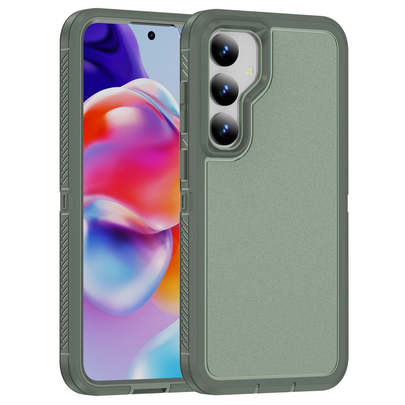 For Samsung Galaxy S24+ Case TPU+PC Matte Back Phone Cover
