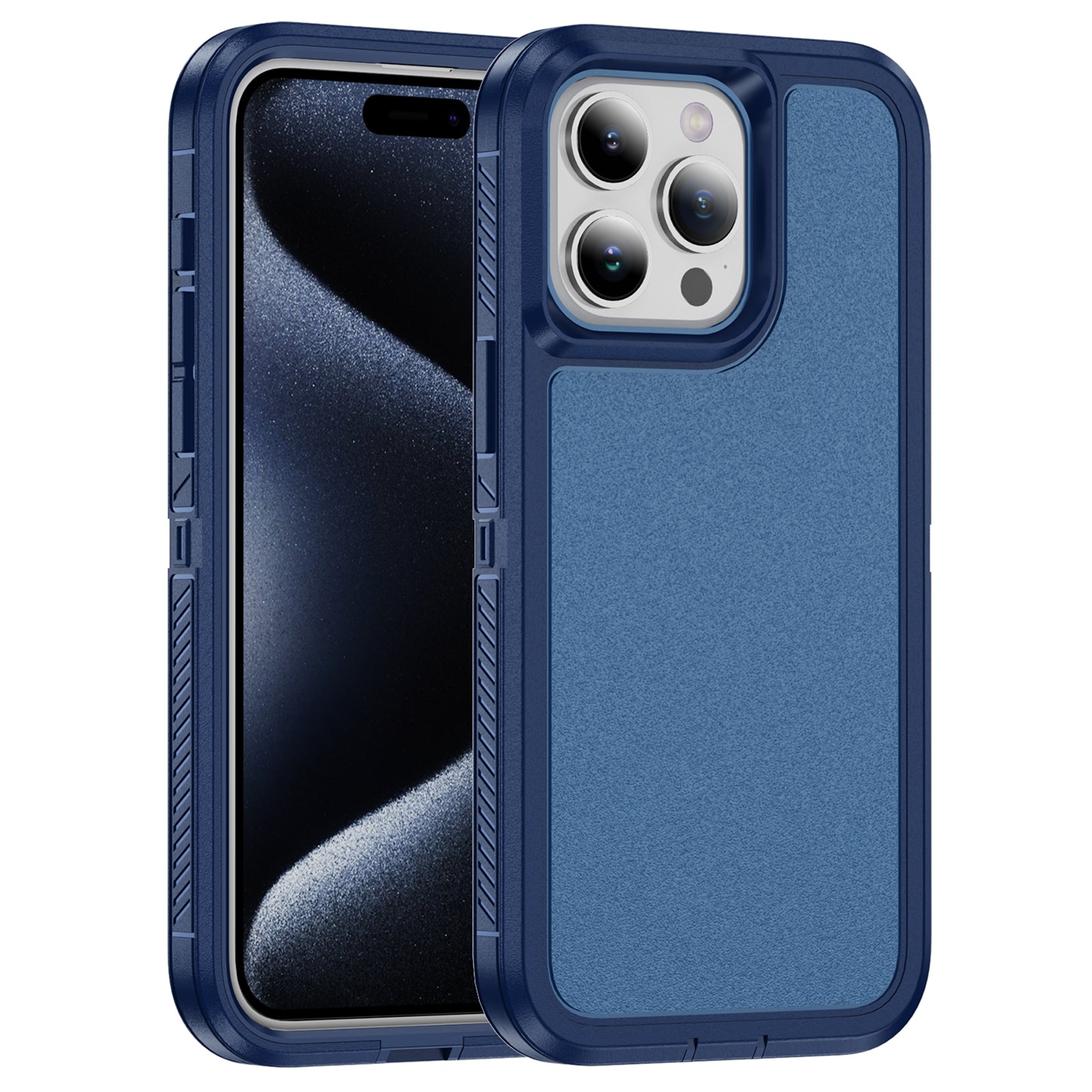 For iPhone 15 Pro Case TPU+PC Anti-drop Protective Phone Cover