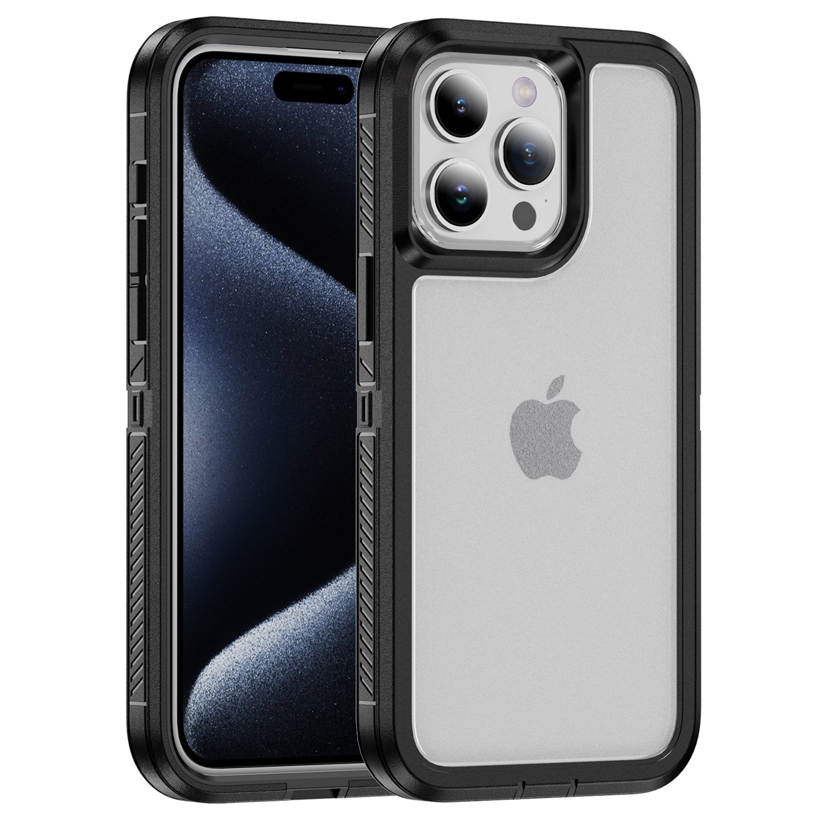 For iPhone 15 Pro Case TPU+PC Anti-drop Protective Phone Cover