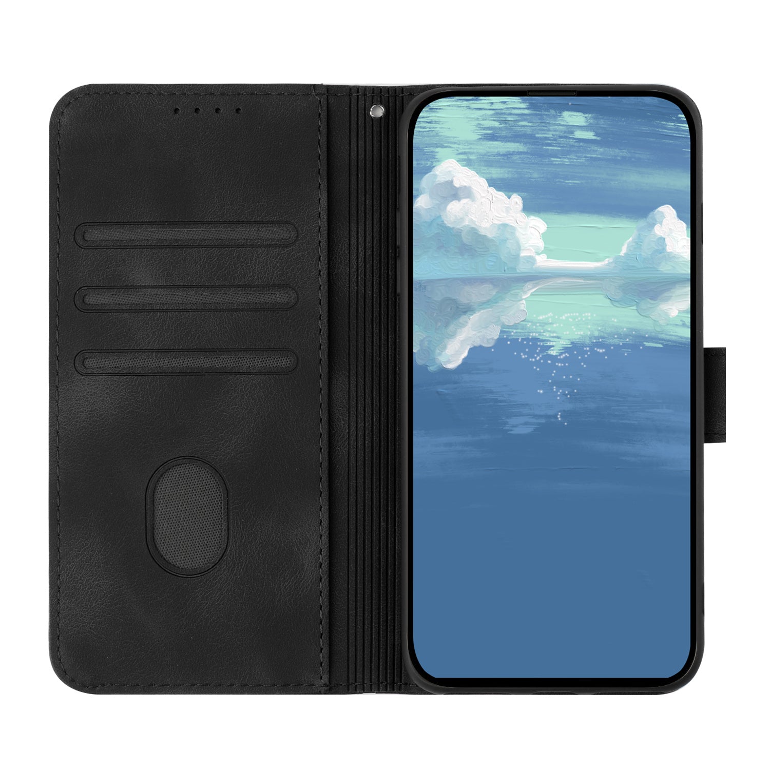 YX0040 For Samsung Galaxy S24 Case Wallet Imprinted Leather Phone Stand Cover