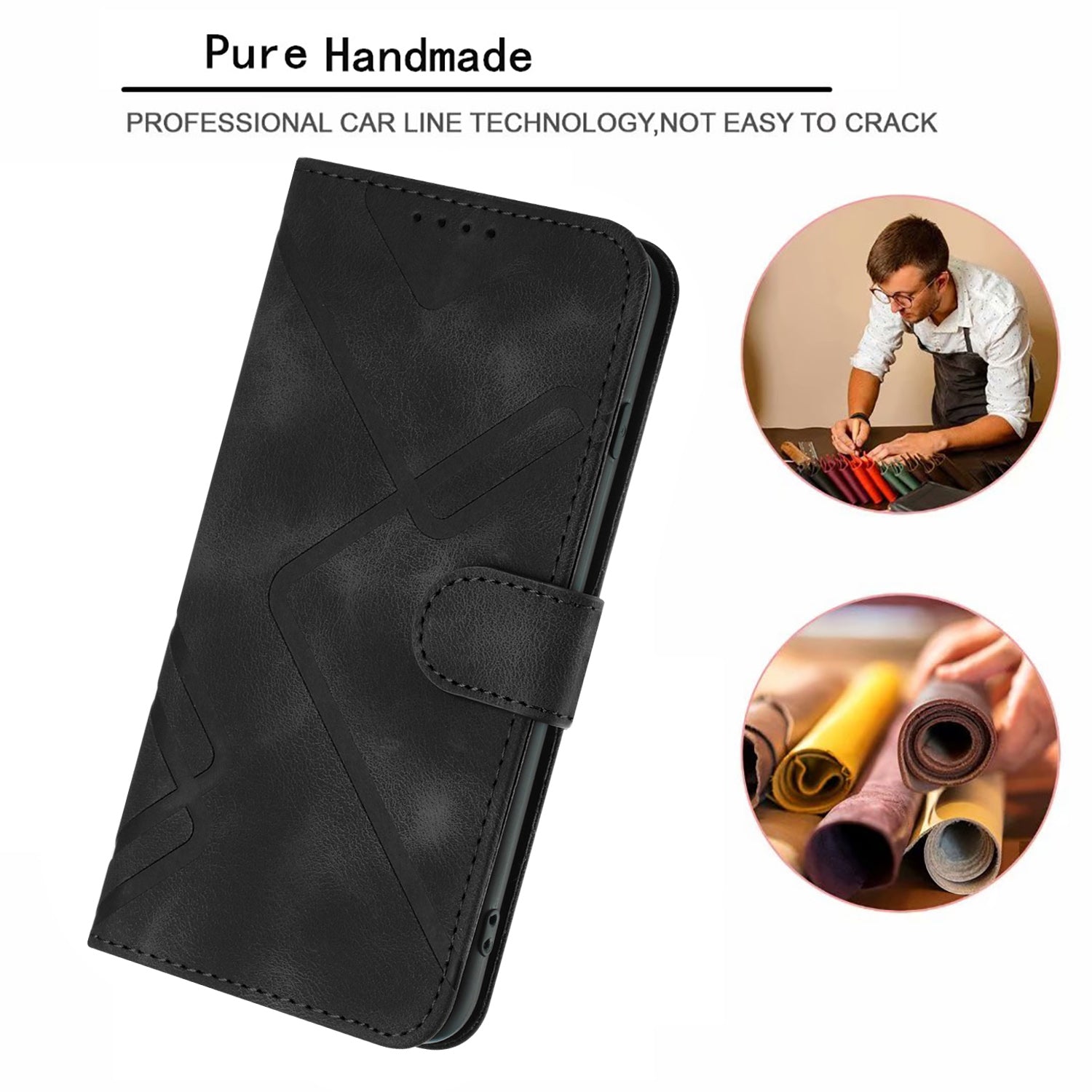YX0040 For Samsung Galaxy S24 Case Wallet Imprinted Leather Phone Stand Cover