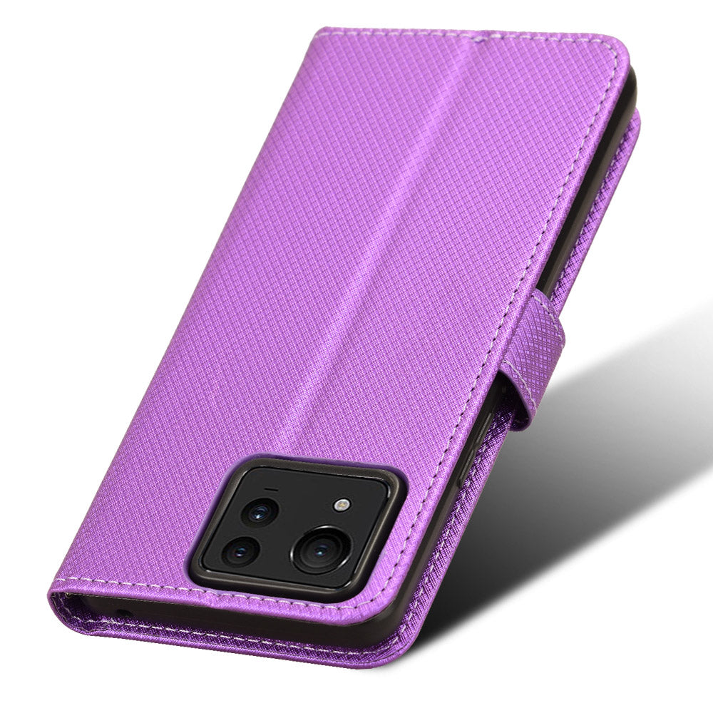For Asus Zenfone 11 Ultra 5G Wallet Case Diamond Texture PU Leather Flip Phone Cover