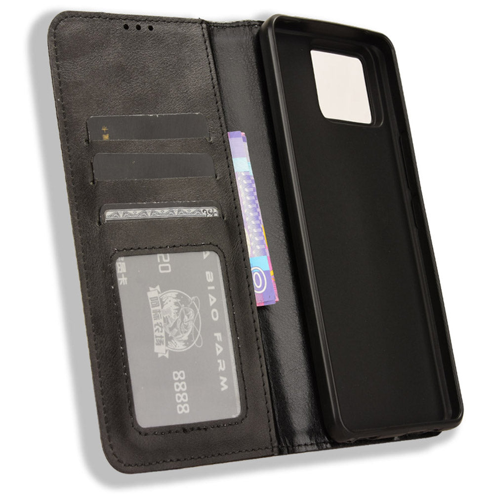 For Asus Zenfone 11 Ultra 5G Case PU Leather Magnetic Closure Vintage Wallet Phone Cover
