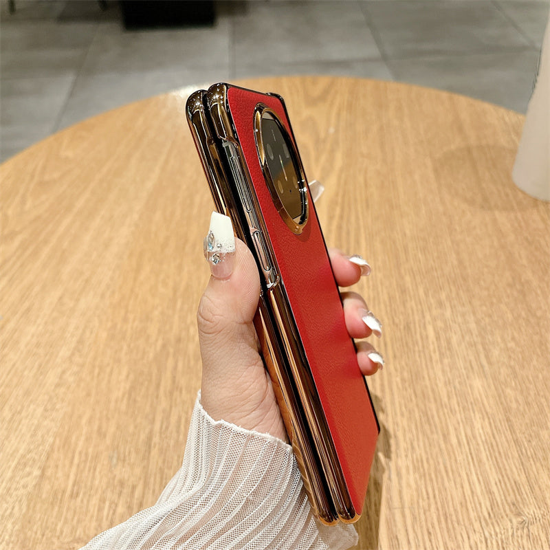 For Huawei Mate X3 5G / Mate X5 Case Lichi Texture PC+PU Leather Phone Cover