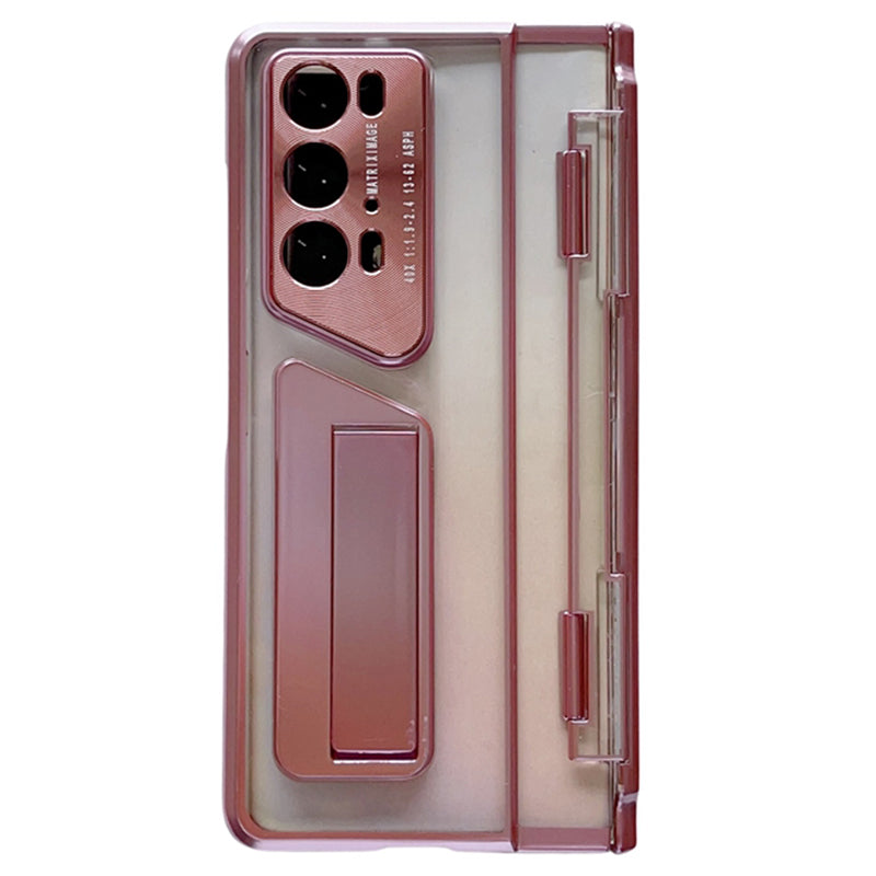 For Honor Magic V2 / V2 RSR Porsche Design Clear Case Kickstand Hard PC Phone Cover