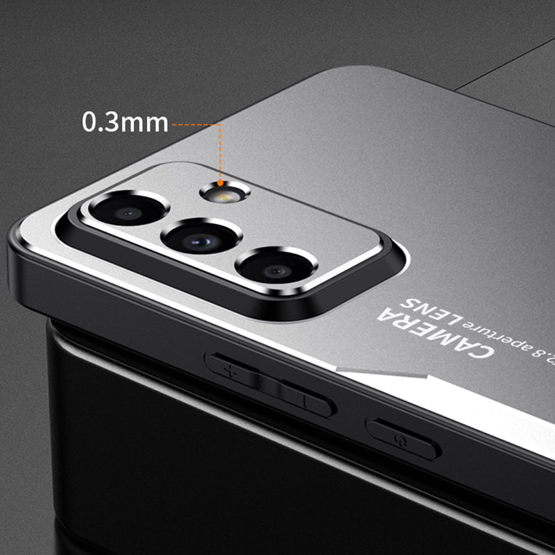 For Samsung Galaxy A34 5G Shockproof Case Aluminum Alloy+TPU+PC Combination Protective Shell