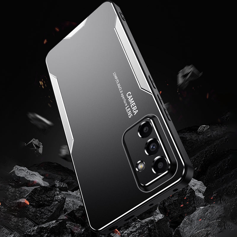 For Samsung Galaxy A34 5G Shockproof Case Aluminum Alloy+TPU+PC Combination Protective Shell
