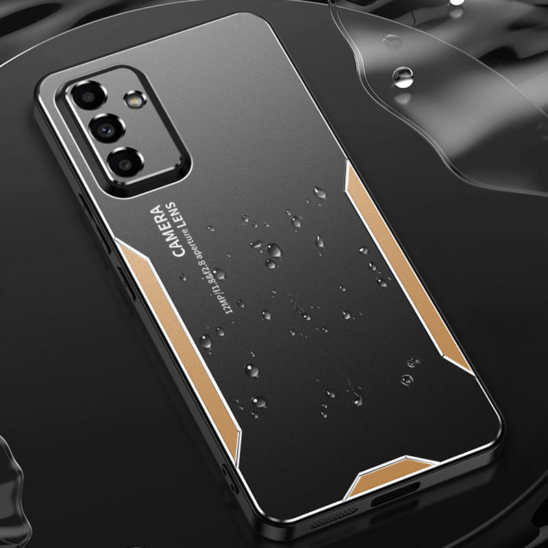 For Samsung Galaxy A34 5G Shockproof Case Aluminum Alloy+TPU+PC Combination Protective Shell
