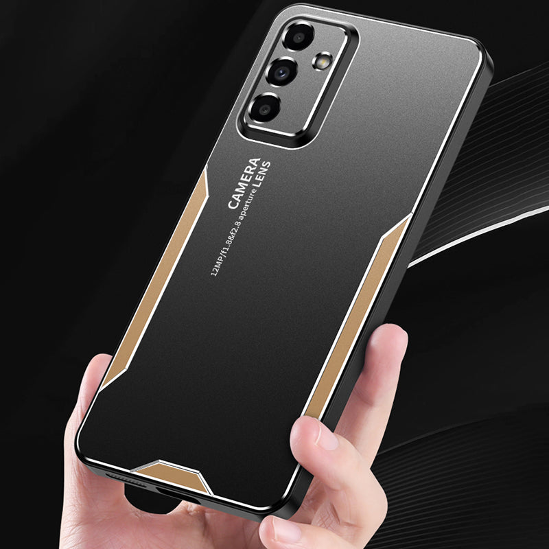 For Samsung Galaxy A34 5G Shockproof Case Aluminum Alloy+TPU+PC Combination Protective Shell
