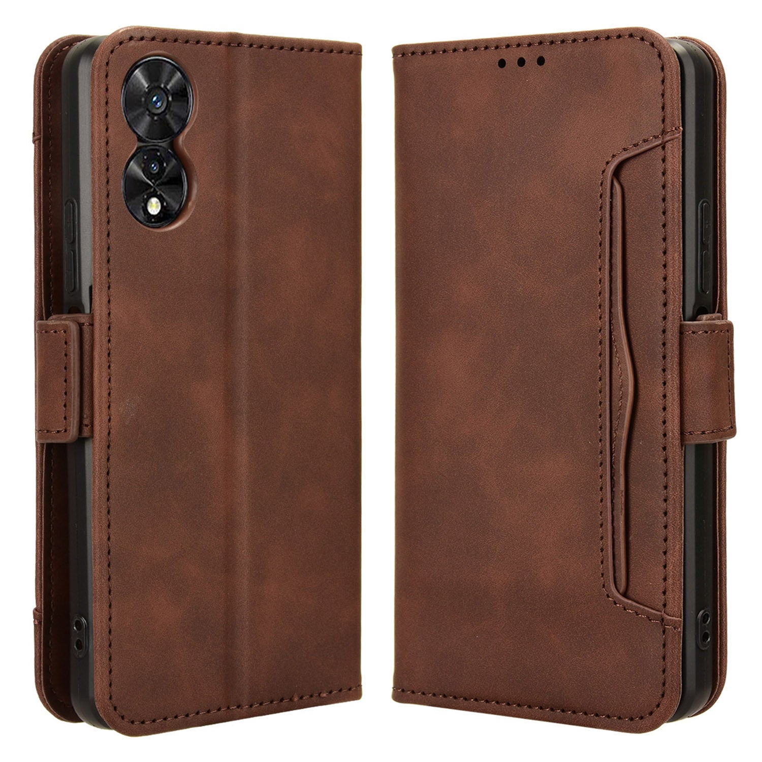 For TCL 505 T509K / T5094 Phone Case Multiple Card Slots Wallet Leather Cover